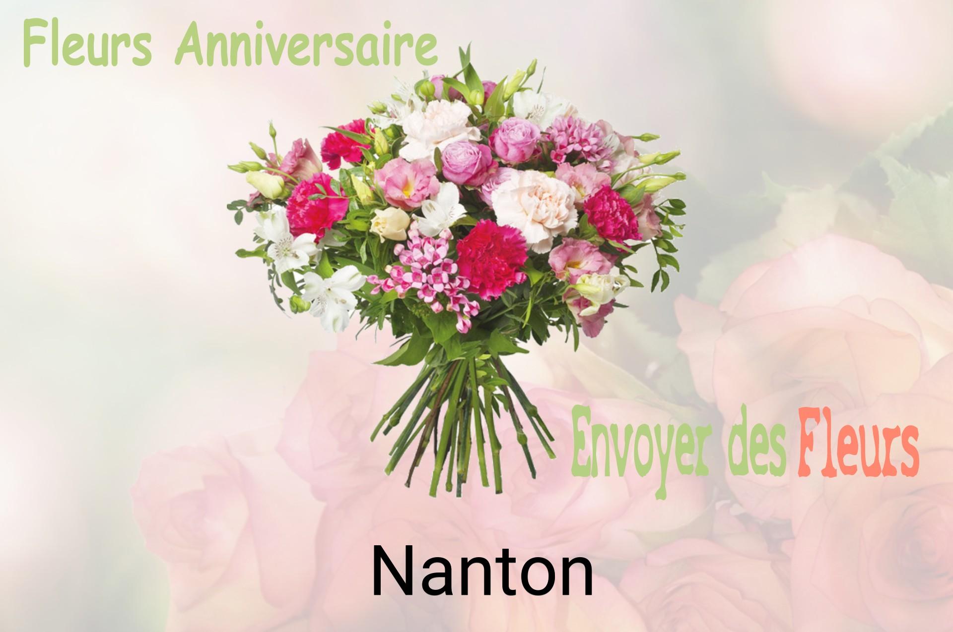 Bouquet de fleurs d’anniversaire livré à Nanton